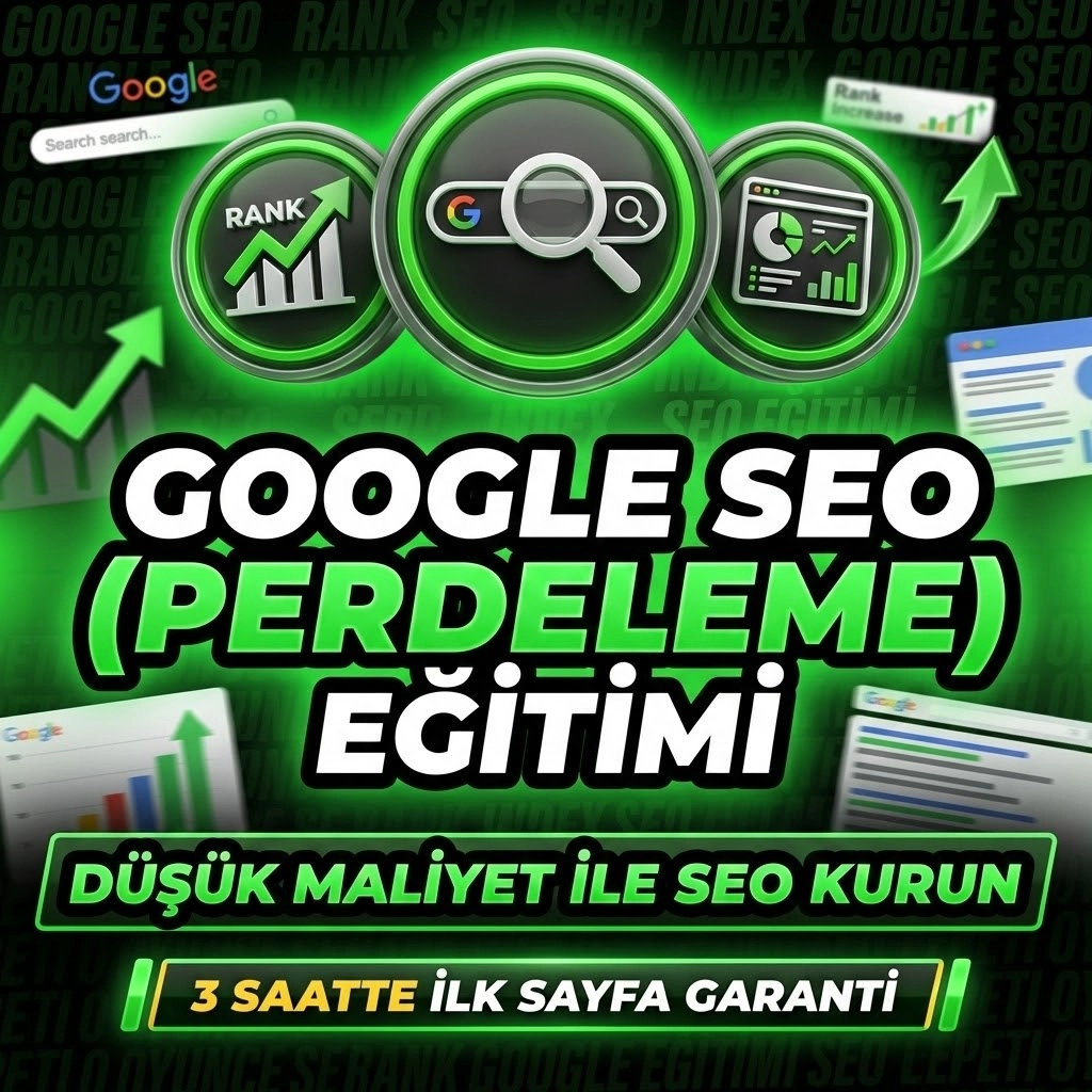 Google SEO (Perdeleme) Eğitimi | 3 Saat'te İlk Sayfa